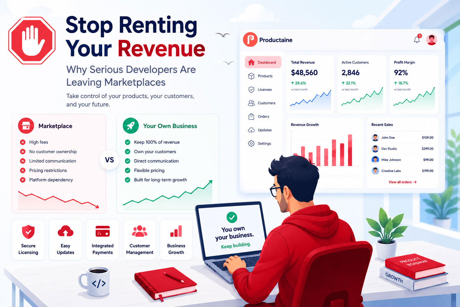 Stop Renting Your Revenue: Why Serious Developers Are Leaving Marketplaces
