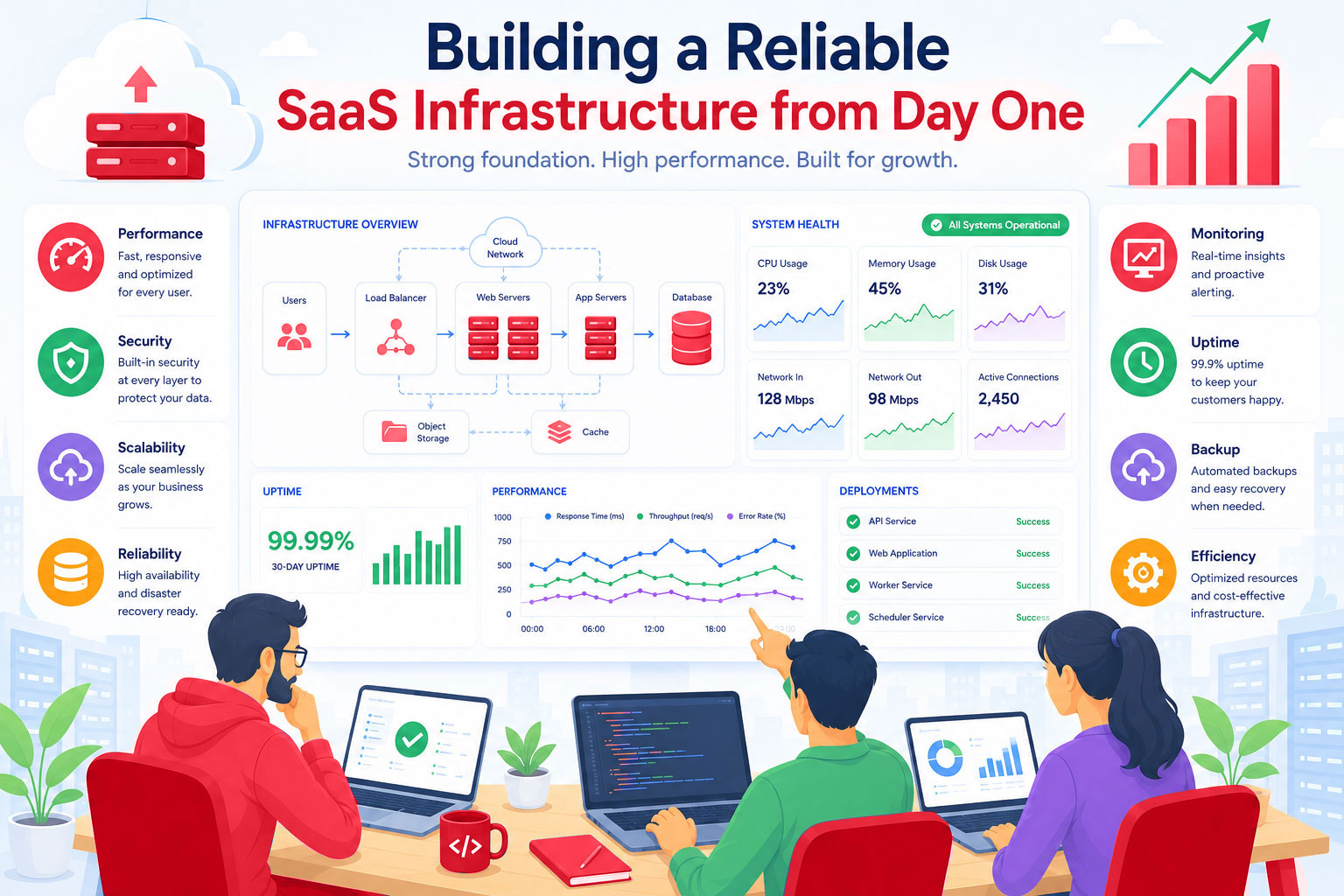 Building a Reliable SaaS Infrastructure from Day One